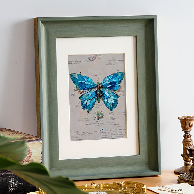 欧式复古a大画框装裱宽边相框挂墙16 20寸4开8K a4a3油画框架定制