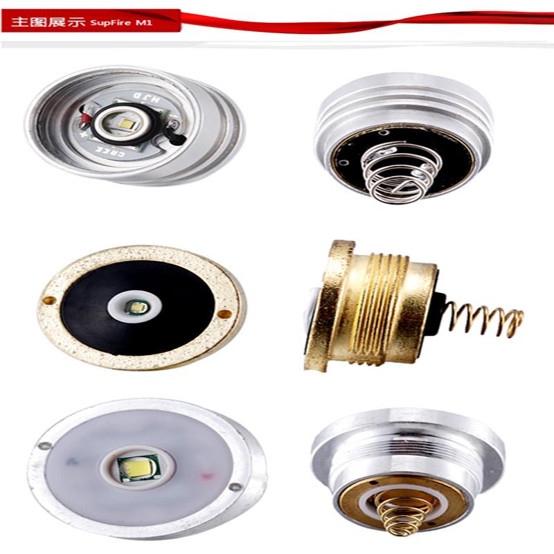 正品神火强光手电筒l3灯珠l6灯座c8 灯泡配件原厂灯芯灯座A6T10