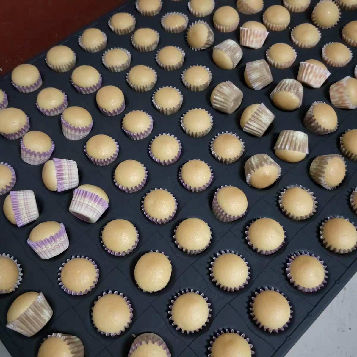 不粘蛋糕模具商业烘焙117/96圆脆牛奶蘑菇迷你彩色纸杯架