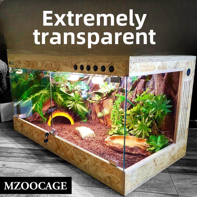 Osb全景攀爬箱蜥蜴壁虎乌龟芦丁鸡孵化器爬行动物宠物繁殖箱鬃狮