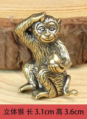 复古黄铜十二生肖摆件全套铜狗鼠铜牛鸡蛇马虎兔龙羊猴猪工艺品