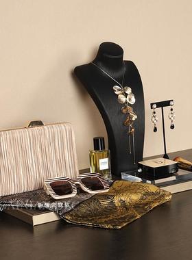 样板间梳妆台摆件软装衣帽间展厅摆台丝巾首饰艺术风格形衣橱饰品