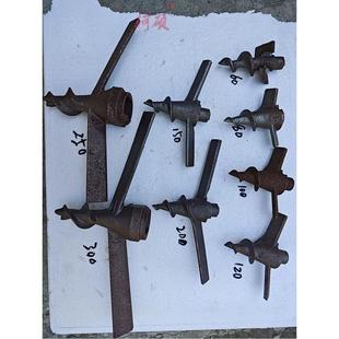 地钻挖坑机打桩机种植植树打洞机钻孔机挖穴施肥机配件钻头尾钻尖