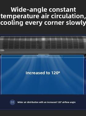 黄溪黑色气幕机商用静音电梯轿厢气幕机超市卖场入口头冷库专用