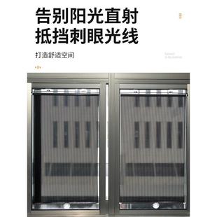 .窗户遮阳神器隔热免打孔吸盘伸缩遮阳帘家用窗帘防晒玻璃遮光卷