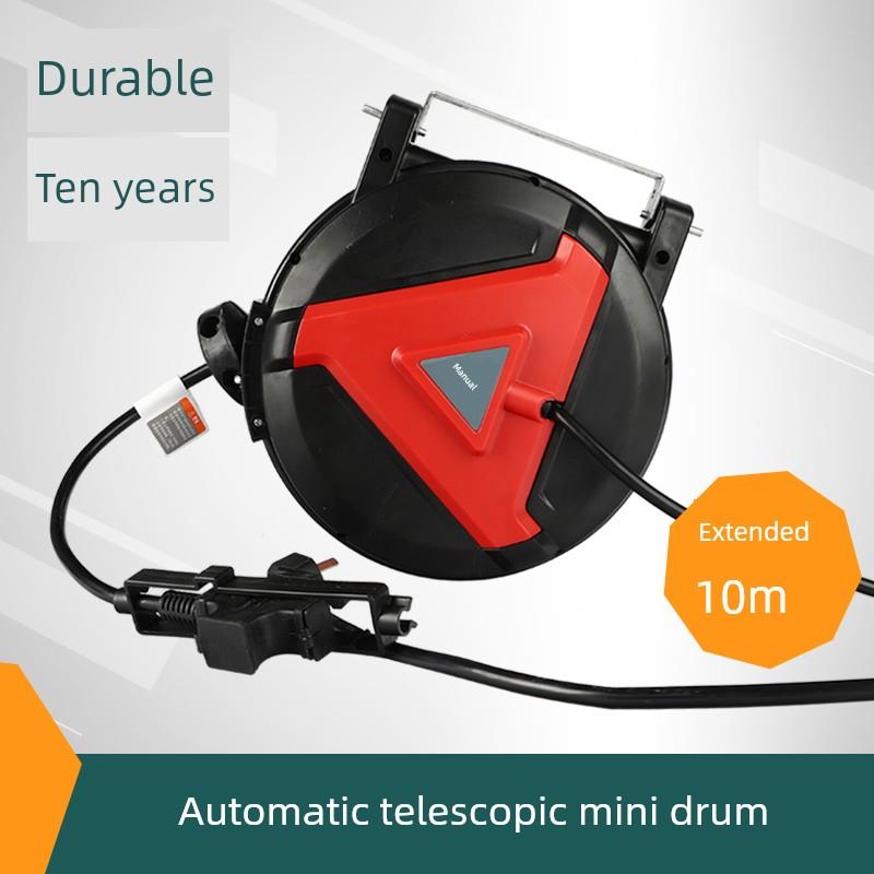 迷你型电鼓自动回收伸缩卷管器维修国标电线绕管器卷线器线鼓排插