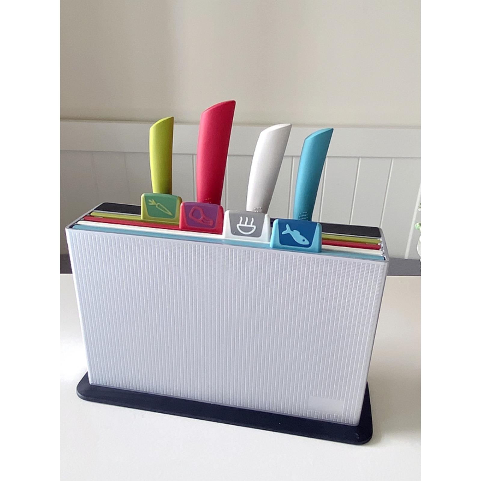 出口单 双j厨房切菜板分类案板抗菌防霉切水果砧板套装收纳一体