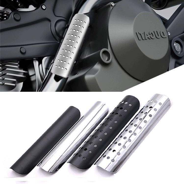 摩托车排气管防烫罩隔热罩 哈雷复古改装配件大全改装装饰防烫罩