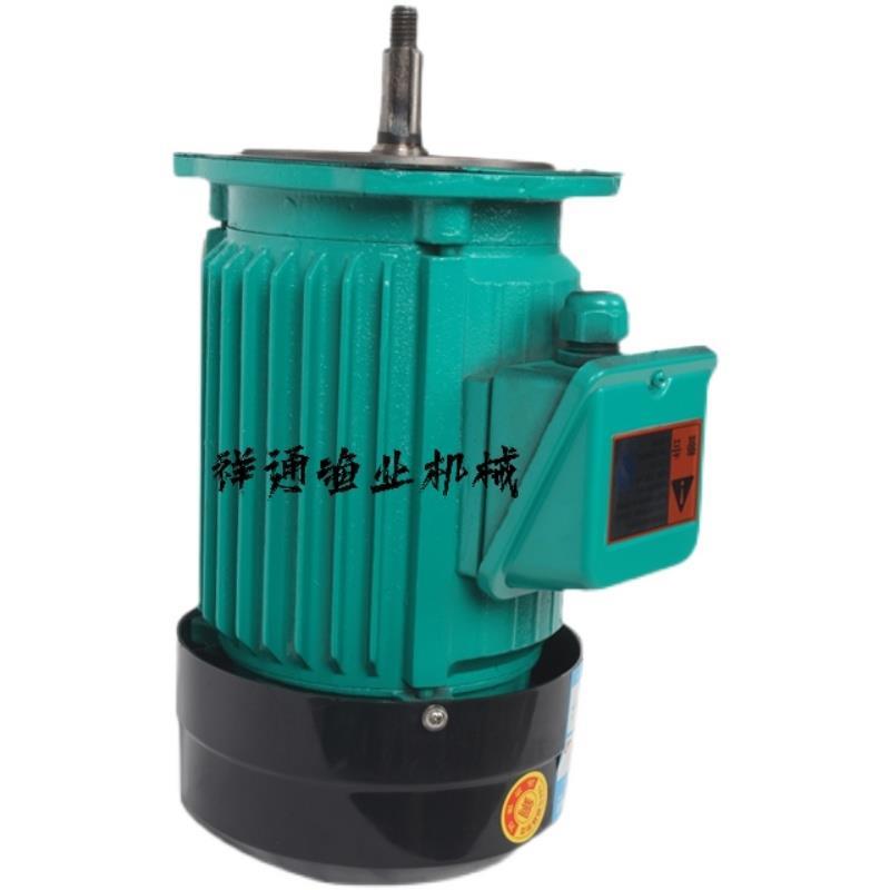 鱼塘养殖增氧机三相1500瓦水车式四叶增氧机水车式增氧机主机