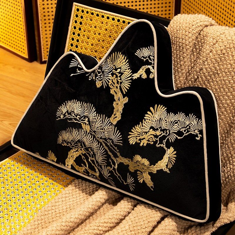 中古风抱枕靠垫客厅新中式靠枕套红木沙发轻奢腰枕床头背垫可拆洗,居家布艺,靠垫/抱枕,淘宝优惠券,粉丝福利购,淘宝优惠卷