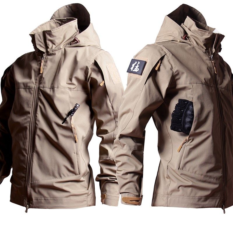 春秋款软壳战术冲锋衣男防风户外运动登山夹克旅行服战术裤子外套,户外/登山/野营/旅行用品,软壳衣,淘宝优惠券,粉丝福利购,淘宝优惠卷