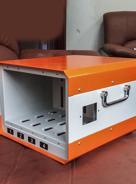 热流道温控箱体壳体/插卡式橙色柳道R温度控制箱配电箱