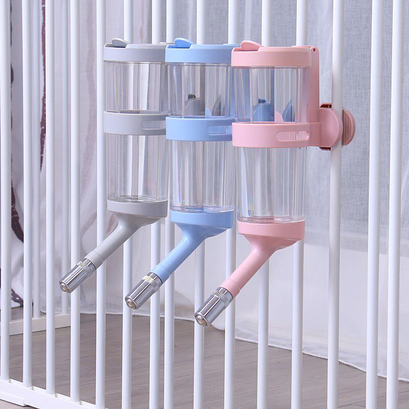 狗狗饮水器机不湿嘴盆宠物喂喝壶大型犬笼悬挂式容量金毛用品