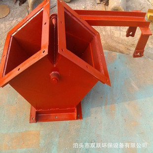 不锈钢三通分料器扇形碳钢手动翻板阀电液动进料口Y型换向阀厂家