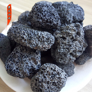 供应红色黑色火山石园林造景火山岩石垫底铺面种植污水处理火山石