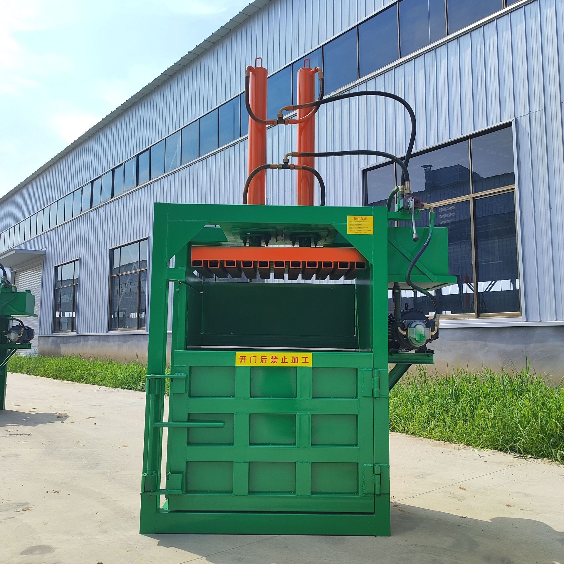 40吨双缸立式废纸液压打包机  编织袋吨包薄膜无纺布压缩打捆机