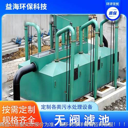 全自动一体化净水设备 农村饮用水净化 商用无重力式无阀滤池