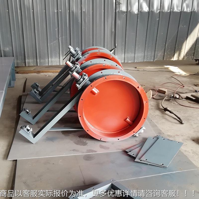 电动硬密封调风阀 300烟道碳钢圆风门 法兰式气动通风蝶阀