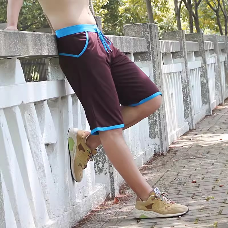 男士夏季运动短裤透气速干男裤衩青年时尚个性跑步打球居家五分裤