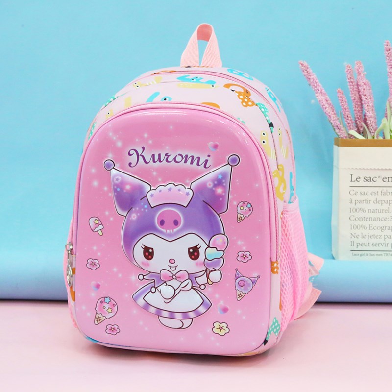 定制新款硬壳韩版小书包儿童卡通可爱背包幼儿园中小W班轻便双肩