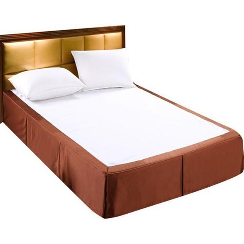 酒店宾馆床品专用床裙优质面料床裙单件欧式床裙床罩裙.式简约..