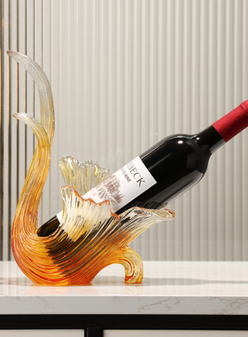 创意天鹅酒架摆件玄关装饰抽象艺术饰品客厅钥匙收纳酒柜结婚礼物