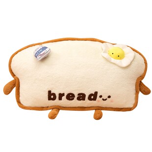 可爱土司面包睡觉抱枕床头大号靠枕毛绒玩具创意靠垫玩偶女生礼物