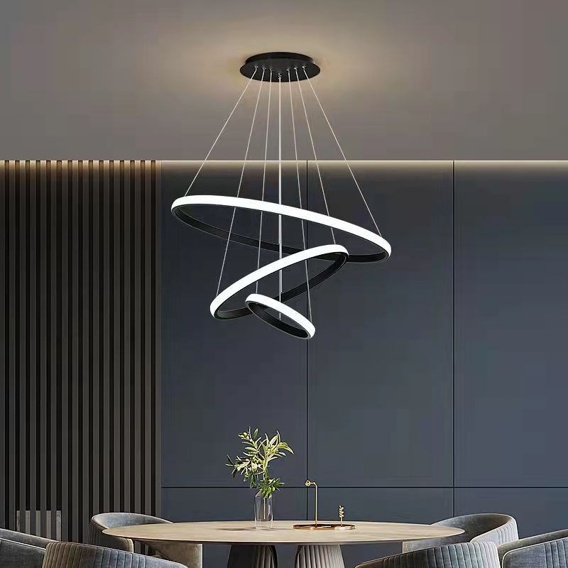 新款LED客厅吸顶灯现代简约家用卧室灯饰北欧灯具组合大全屋套餐