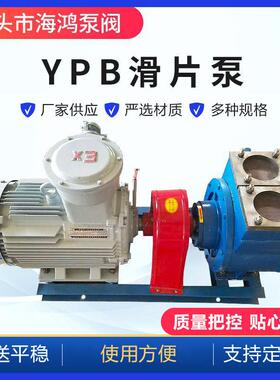 供应YPB滑片泵自吸式油泵汽柴油泵现货电动甲醇卸料泵油库用