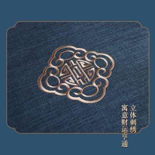红木椅子坐垫餐椅高档刺绣防滑中国风沙发家具椅垫定制四季 中式 用