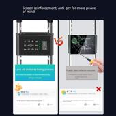 玻璃门锁指纹u型锁商铺门锁商铺防盗数码 智能榫锁u型锁密码 锁挂锁