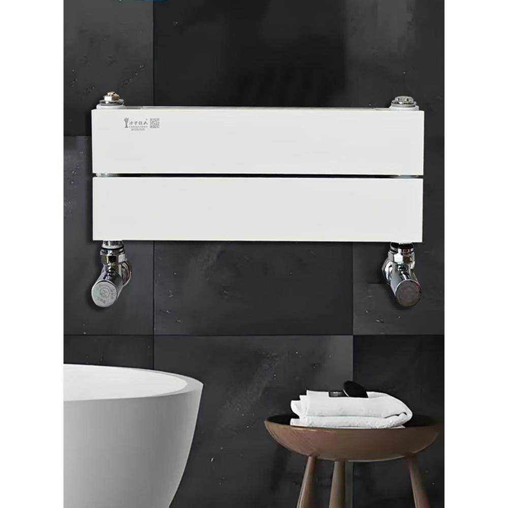 小背篓暖气片卫生间家用铜铝复合暖气散热器壁挂式水暖散热片横式