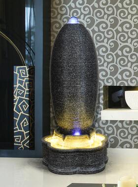 家居喷泉加湿会所办公室内雾化流水景观招财客厅饰品创意店铺摆件