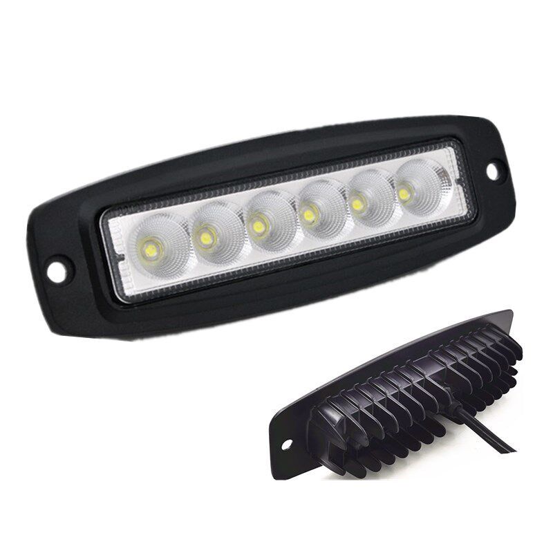 汽车led长条射灯越野车前杠灯雾灯日行灯倒车灯大灯辅助灯 12V24V