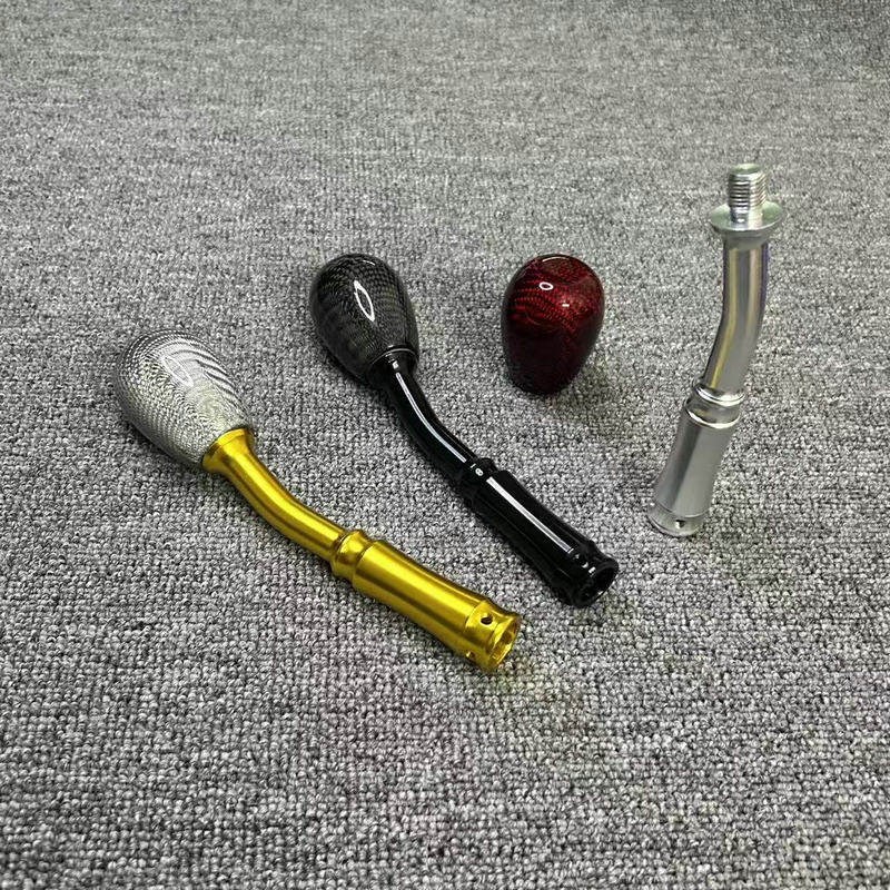 汽车碳纤档把头弯杆加长个性排挡头手动挡自动挡通用改装弯杆档把