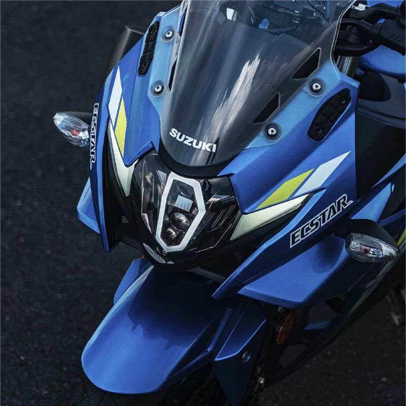 适用于铃木GSX250R摩托车灯双透镜大灯总成提亮LED透镜改装车灯