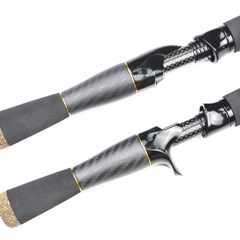 DIY马口竿筏竿冰钓竿碳素握把手3K碳布轻型手柄加兴泰轮座套装