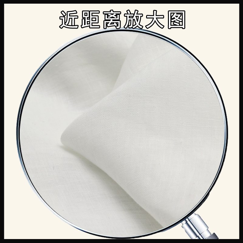 纯亚麻布料薄砂洗麻布料国风裤子布料夏季苎麻棉麻连衣裙服装面料