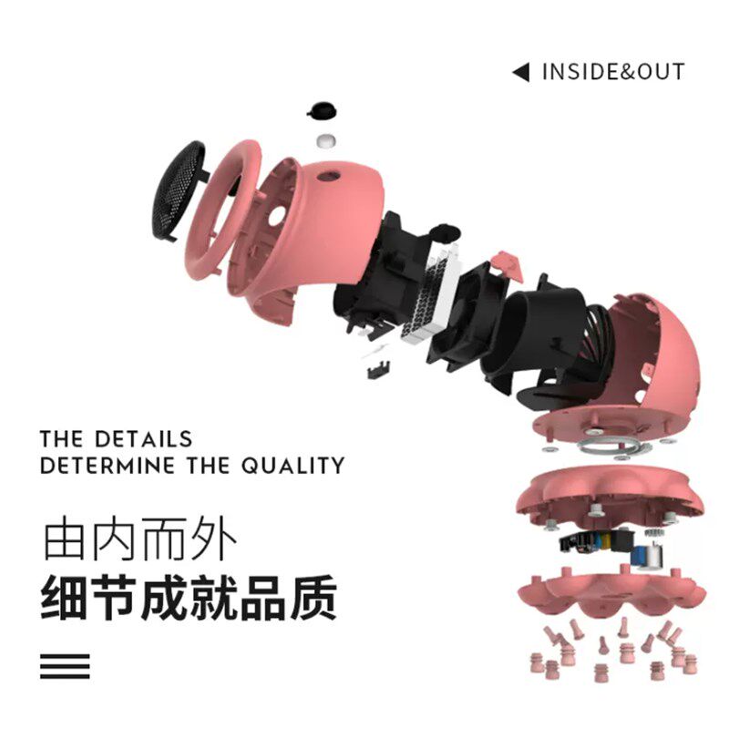 创意章鱼八爪鱼暖风机电暖器 迷你摇头便携静音暖风 桌面办公家居