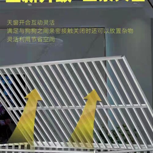 不锈钢狗笼大型中型犬折叠金毛大号带厕所室内加粗加厚拉布拉多笼