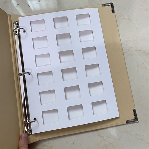 高档布面样卡样品册面料织带色卡本建材金属材料展示册产品样卡本