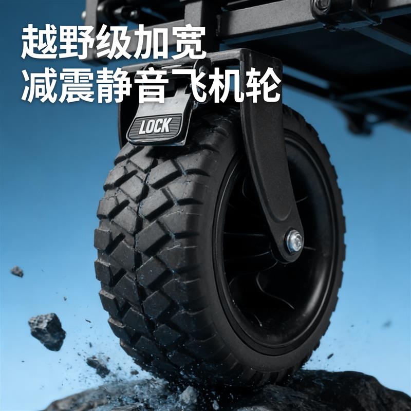 商用露营车可折叠工业级露营车儿童可躺推车大号越野车聚拢营地车