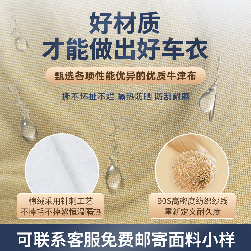 汽车罩车罩防晒防雨隔热通用全罩遮阳牛津布加厚四季防护罩防砸