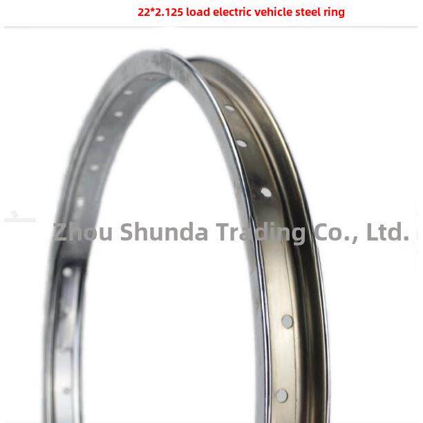加厚m钢圈36孔22寸载重王锂电电动车送货22x2.125前后轮圈辐条
