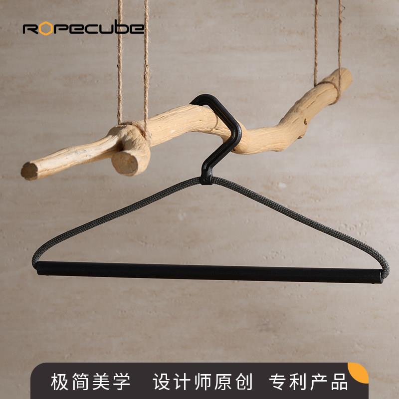 衣架极简风衣服撑子收纳挂衣架衣撑挂衣架防水绳挂衣架宅寂风衣架