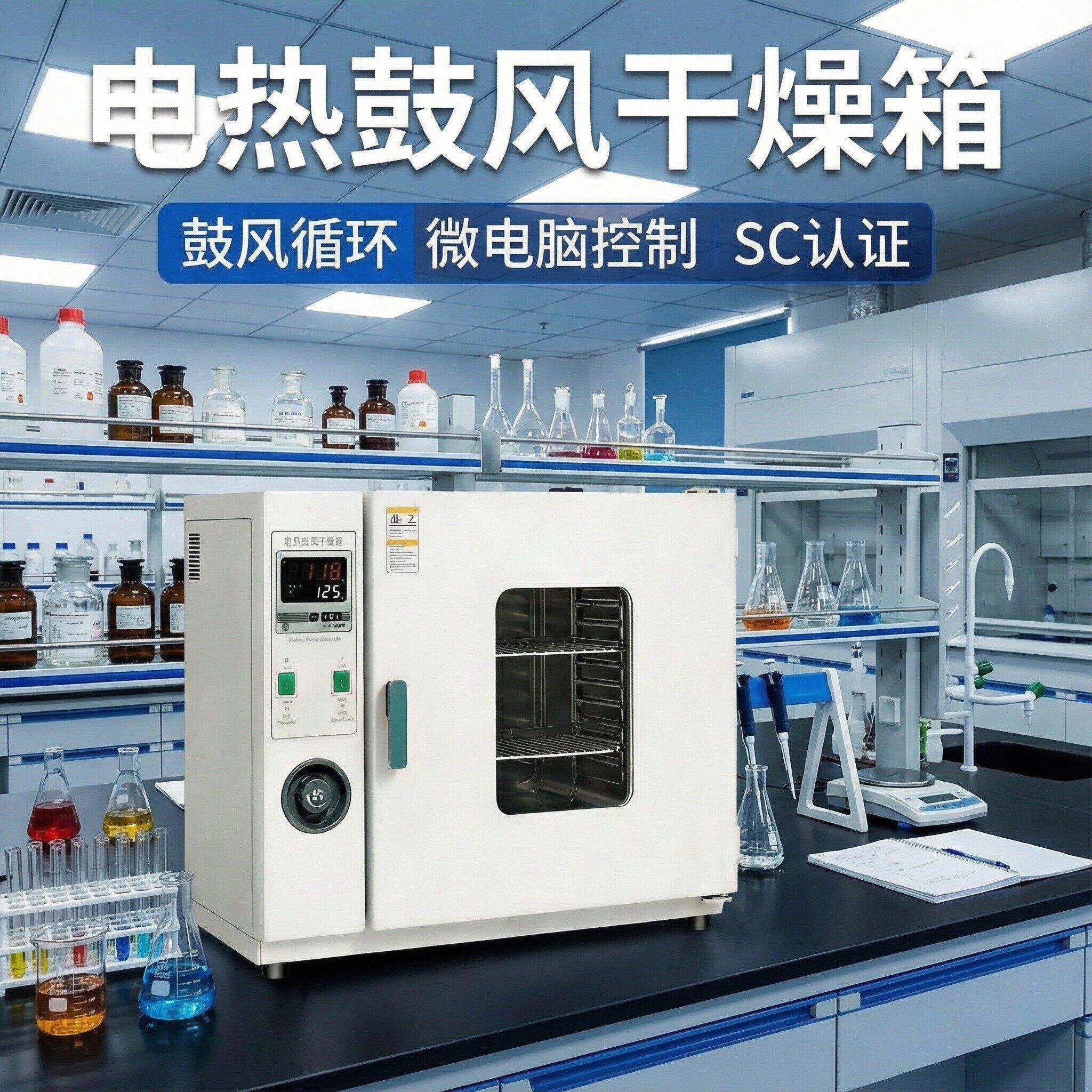 电热恒温鼓风电子干燥箱高温3D打印耗材相机防潮小型实验室烘箱