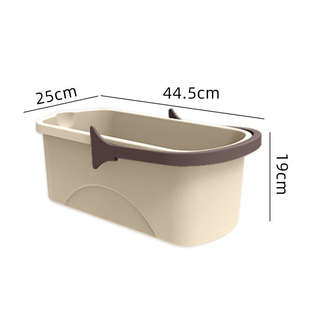 加长海绵拖把桶挤水桶单桶拖把盆塑料拖布桶长方形洗拖布桶地拖桶