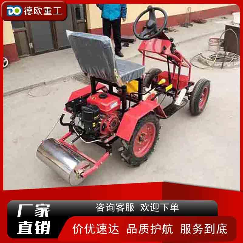 座驾式玉米播种机 小型汽油大豆黄豆播粒机 四轮农作物种子点播机