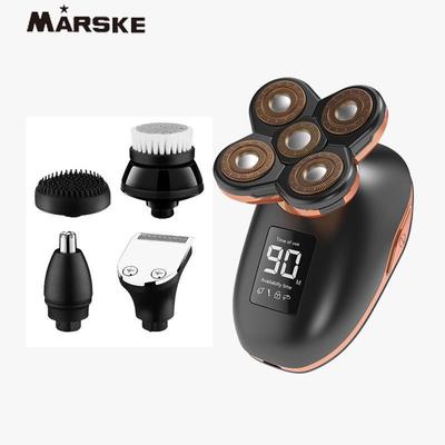 MARSKE MS-3388跨境新款五头剃须刀多功能五合一可水洗数显剃须刀