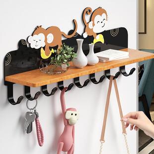 入户门挂衣钩轻奢高档进门玄关挂钩创意门口钥匙挂衣架钩壁挂墙上